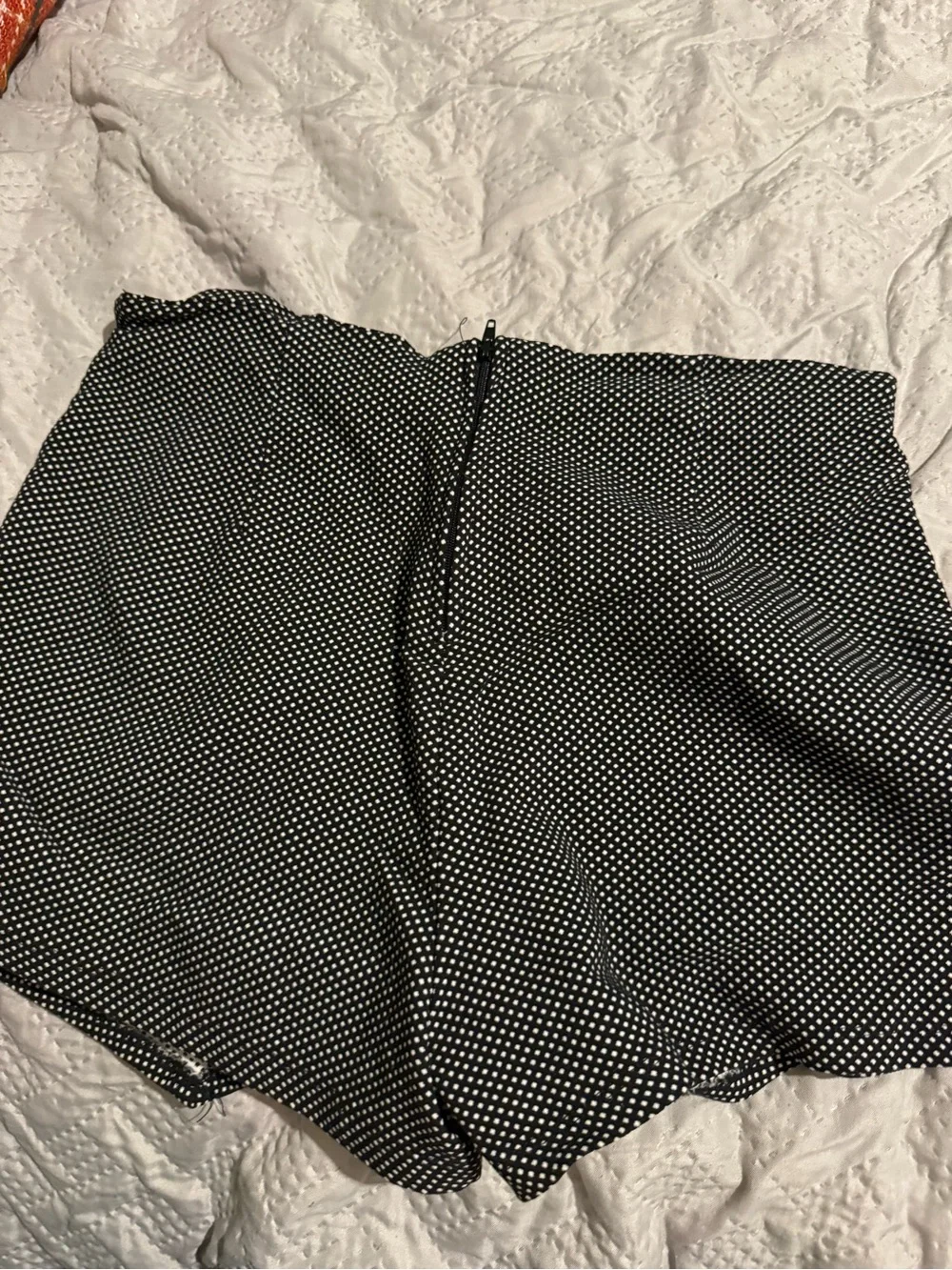 Love Tree Black & White Polka Dot High-Waist Shorts